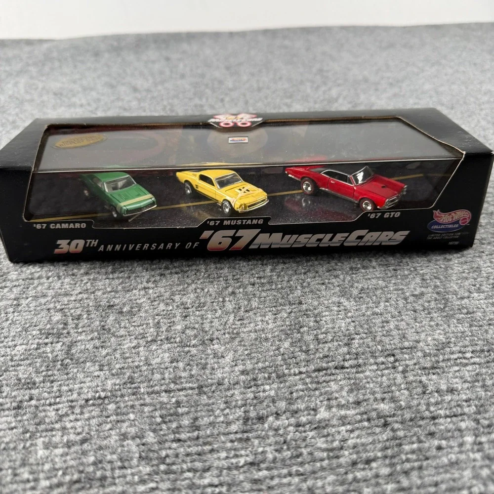 Hot Wheels 30th Anniversary 67 Muscle Cars Set Multicolor Camaro Mustang GTO